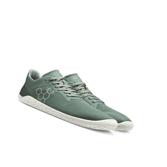 Chaussures Running Vivobarefoot Geo Racer II Homme Vert | 8326WTIDZ