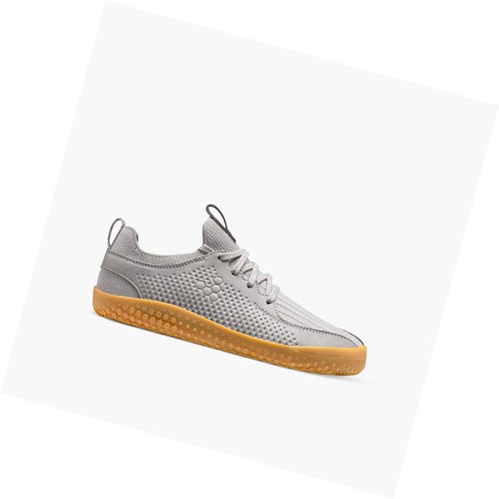 Chaussures Running Vivobarefoot Primus Knit II Juniors Enfant Grise | 0145QNJSK