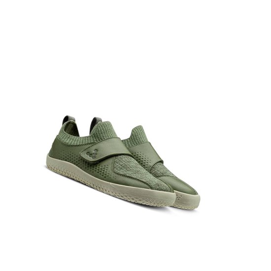 Chaussures Running Vivobarefoot Primus Knit WMK Enfant Vert | 1469SQKUD
