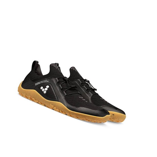 Chaussures Running Vivobarefoot Primus Trail Knit Firm Ground Homme Noir | 3264KFILD