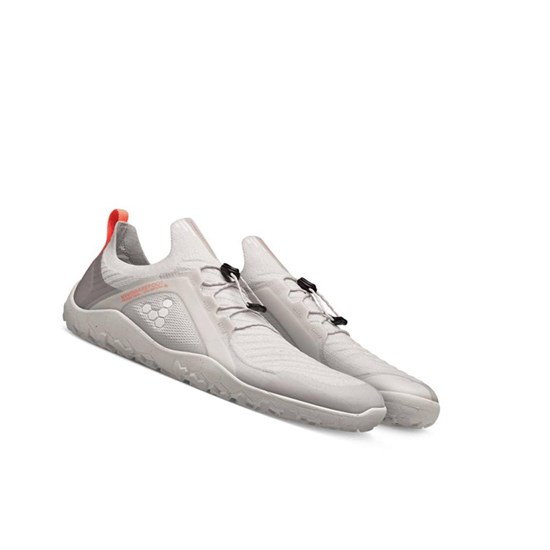Chaussures Running Vivobarefoot Primus Trail Knit Firm Ground Homme Grise | 7524KVATO