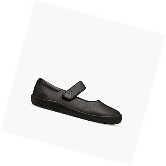 Chaussures Running Vivobarefoot Wyn School II Enfant Noir | 1680OIFHX