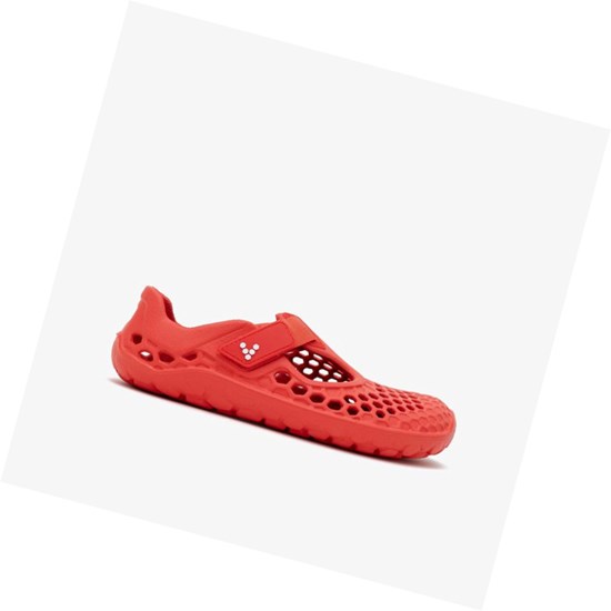 Sandales Vivobarefoot Ultra Bloom Enfant Rouge | 8317HRANU